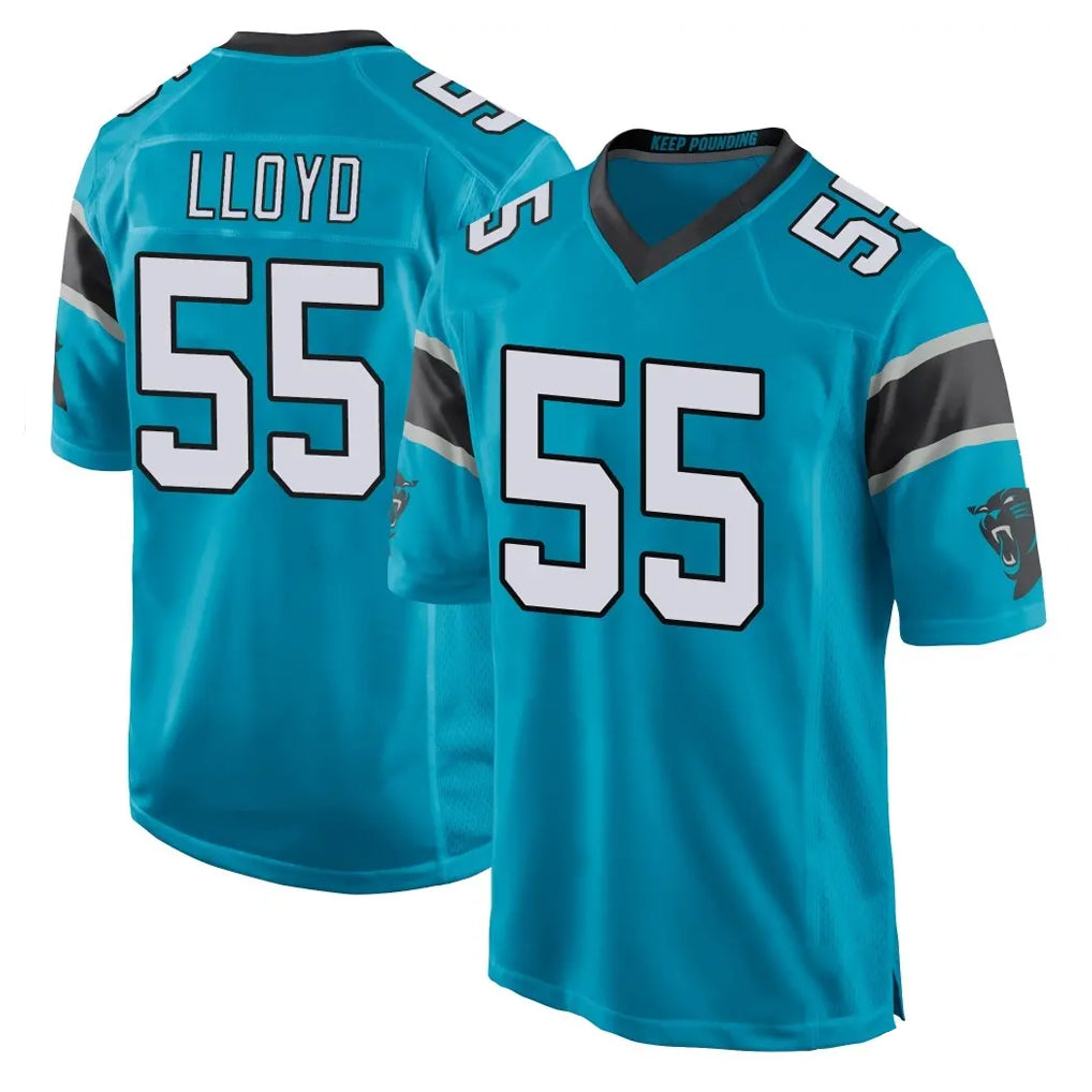 Vanessashop C.Panthers #55 Devin Lloyd Player Blue Game Stitched Jerseys