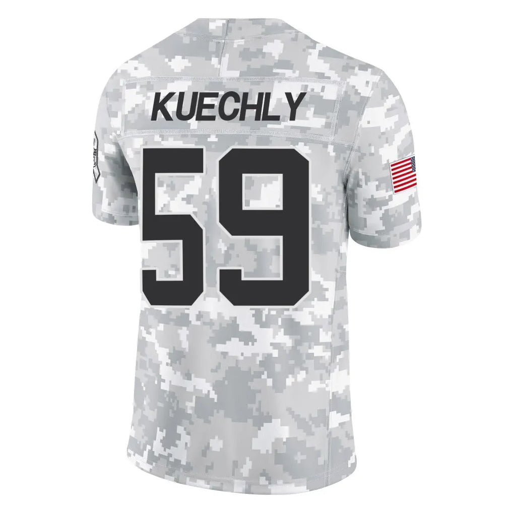 Vanessashop C.Panthers #59 Luke Kuechly Player Arctic Camo Salute to Service Limited Game Stitched Jerseys