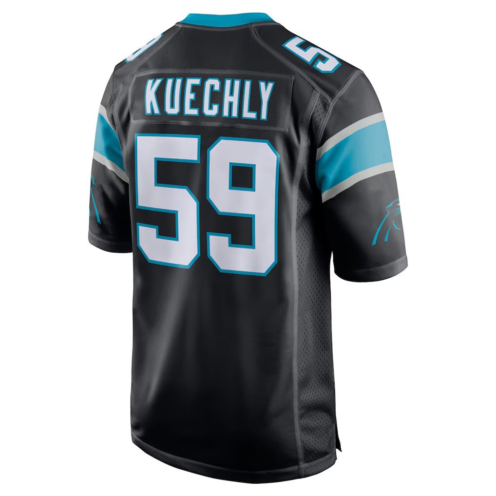 Vanessashop C.Panthers #59 Luke Kuechly Player Black Game Stitched Jerseys