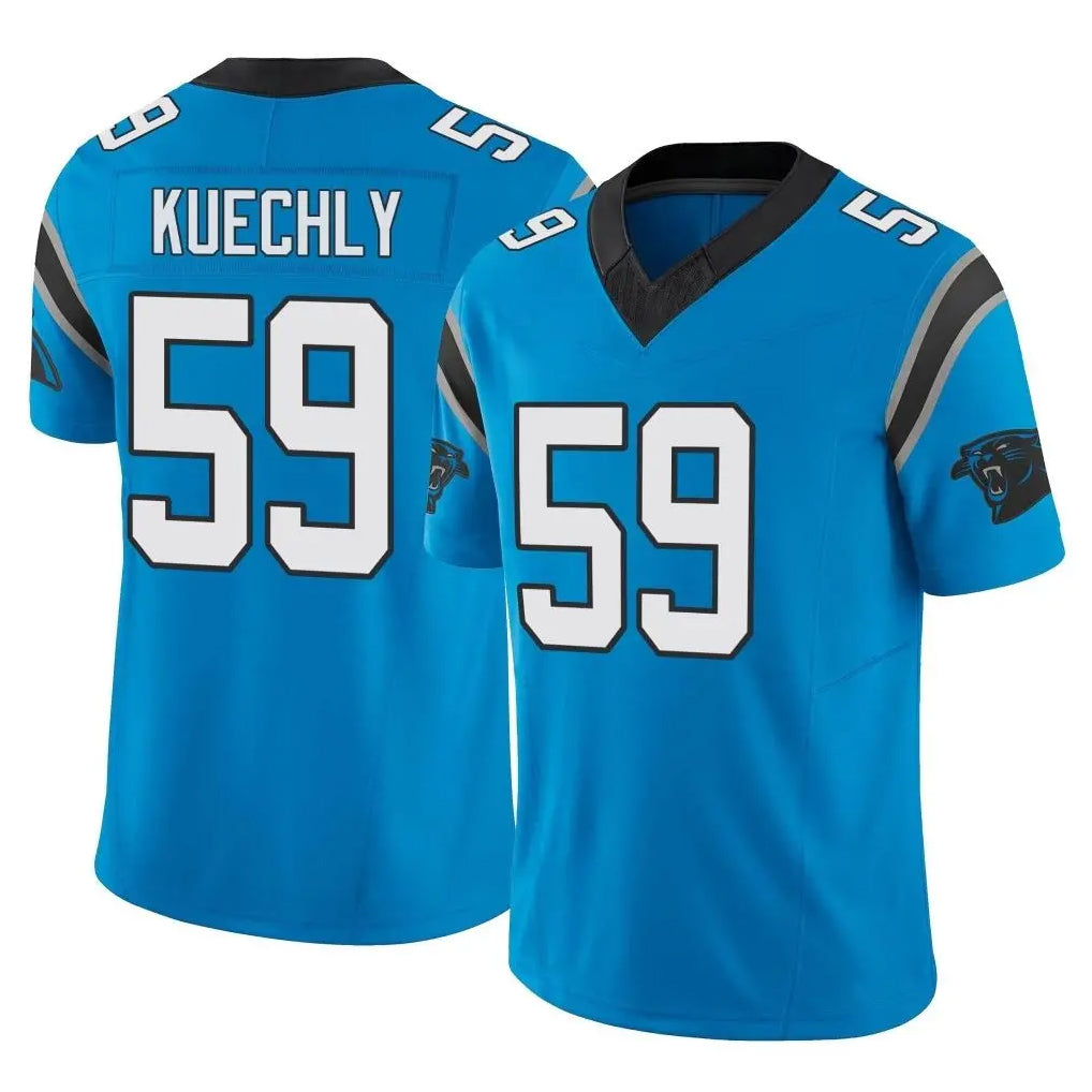Vanessashop C.Panthers #59 Luke Kuechly Player Blue Vapor F.U.S.E. Limited Home Game Stitched Jerseys
