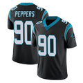 Vanessashop C.Panthers #90 Julius Peppers Player Black Vapor Untouchable Limited Game Stitched Jerseys