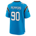 Vanessashop C.Panthers #90 Julius Peppers Player Blue Home Game Stitched Jerseys