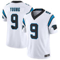 Vanessashop C.Panthers #9 Bryce Young White Vapor F.U.S.E. Limited Home Game Stitched Jerseys