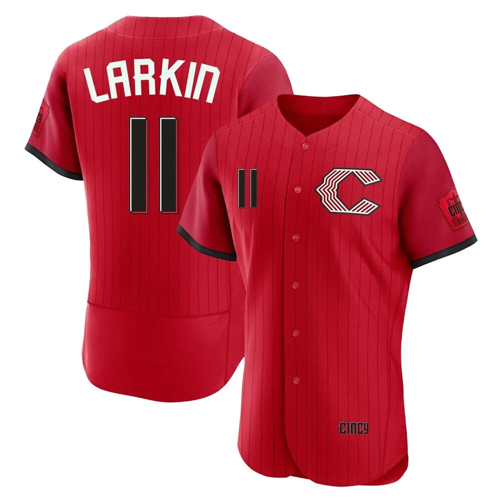 Vanessashop C.Reds #11 Barry Larkin Player Red 2026 City Connect Limited Elite Home Stitched Jerseys