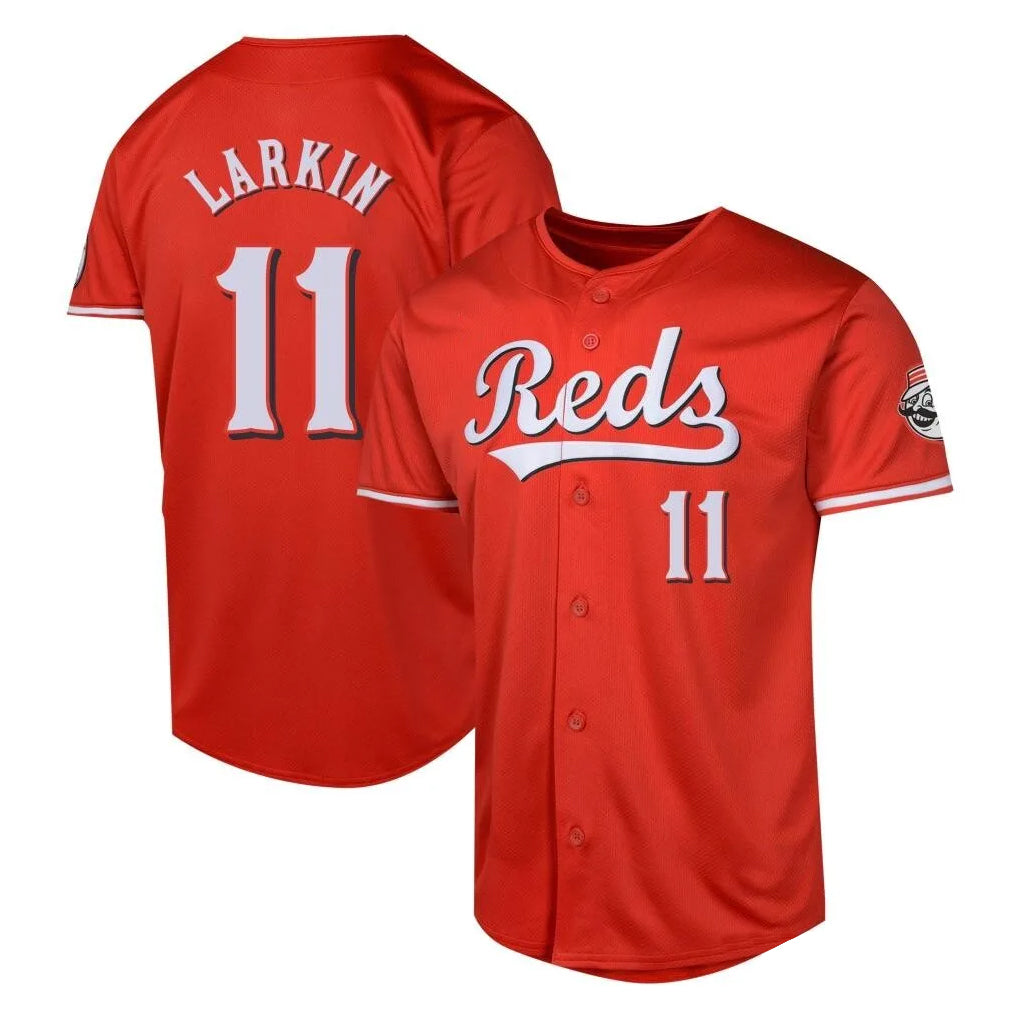 Vanessashop C.Reds #11 Barry Larkin Player Red 2026 City Connect Limited Home Stitched Jerseys