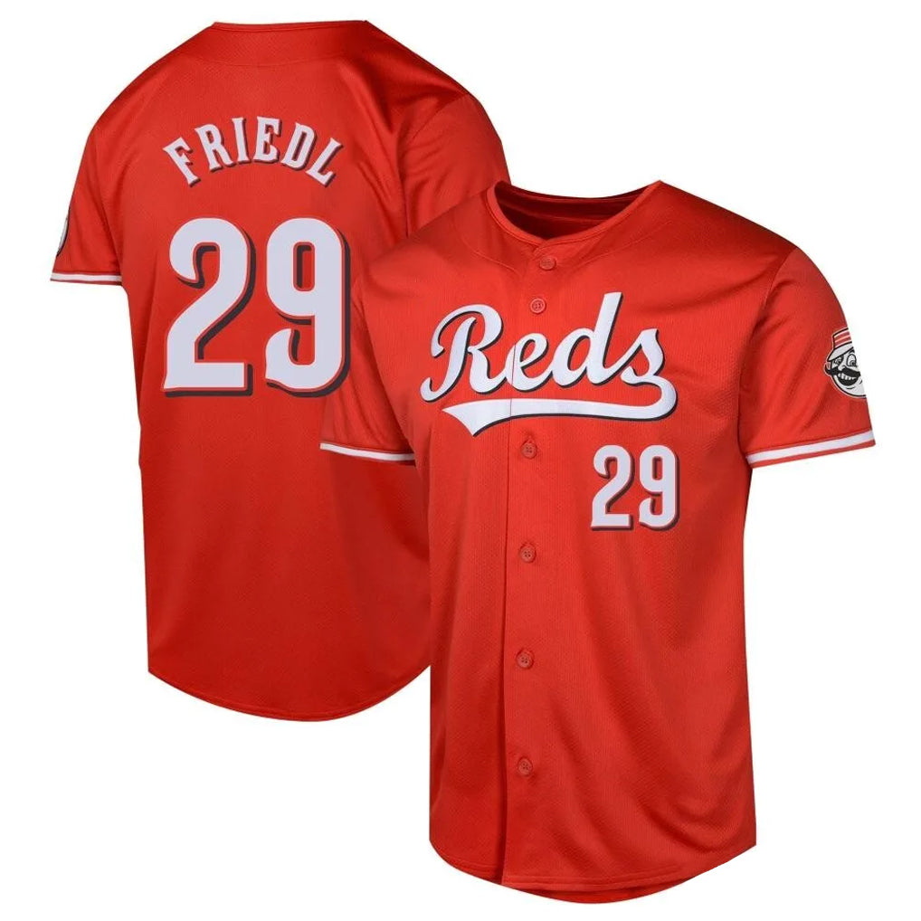 Vanessashop C.Reds #29 TJ Friedl Player Red 2026 City Connect Limited Home Stitched Jerseys