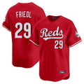 Vanessashop C.Reds #29 TJ Friedl Player Red Home Limited Stitched Jerseys