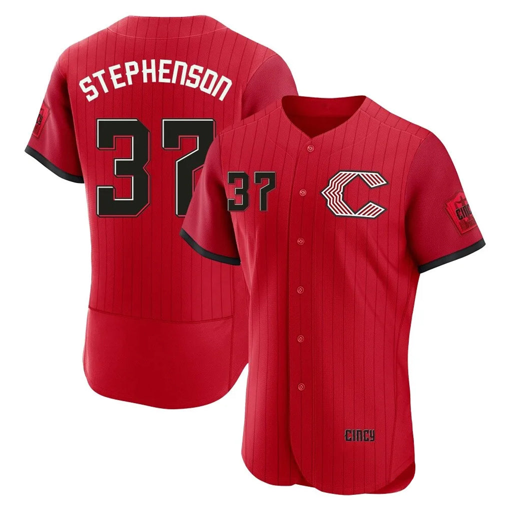 Vanessashop C.Reds #37 Tyler Stephenson Player Red 2026 City Connect Limited Elite Home Stitched Jerseys