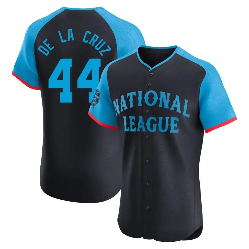 Vanessashop C.Reds #44 Elly De La Cruz Player Navy Limited Elite National League All-Star Game Stitched Jerseys