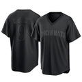 Vanessashop C.Reds #9 Matt McLain Player Black T-shirt Game Home Stitched Jerseys
