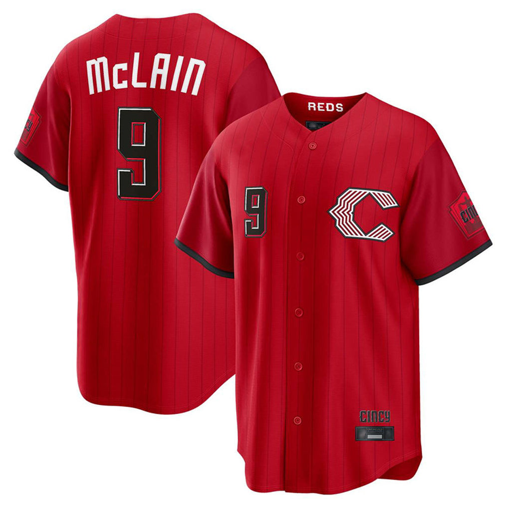 Vanessashop C.Reds #9 Matt McLain Player Red 2026 City Connect Home Game Stitched Jerseys
