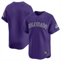 Vanessashop C.Rockies Purple Limited Home Blank Player Stitched Jerseys