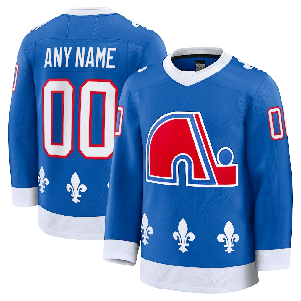 Vanessashop Custom C.Avalanche Blue Alternate Heritage Premium Jerseys