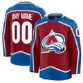 Vanessashop Custom C.Avalanche Burgundy Home Premium Jerseys