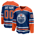 Vanessashop Custom E.Oilers Royal Home Breakaway Jerseys