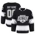 Vanessashop Custom LA.Kings Black Home Authentic Pro Jerseys