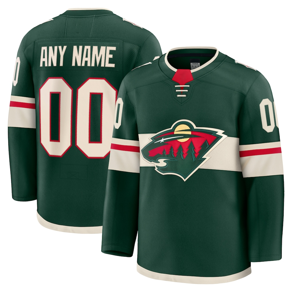 Vanessashop Custom M.Wild Green Home Premium Jerseys