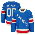 Vanessashop Custom NY.Rangers Blue Centennial Authentic Pro Jerseys