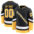Vanessashop Custom P.Penguins Black Alternate Premium Jerseys