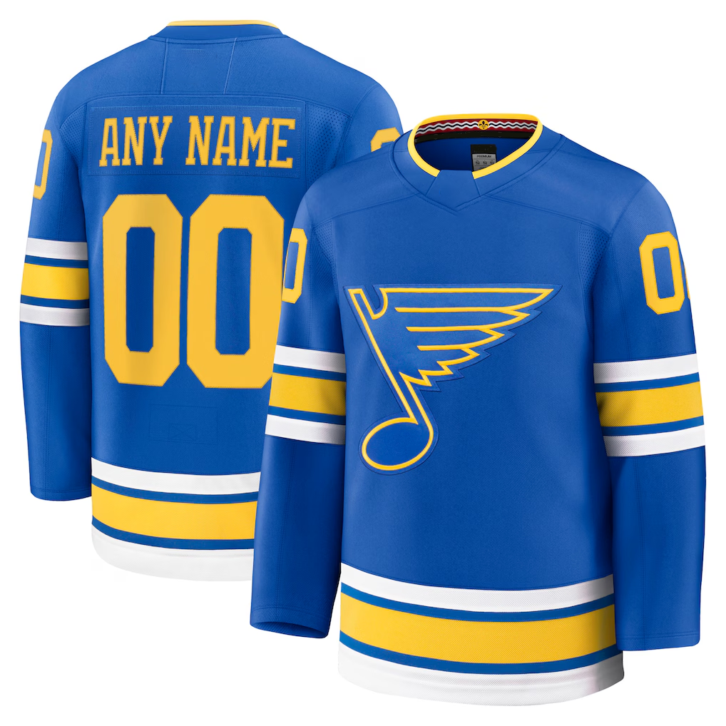 Vanessashop Custom SL.Blues Blue Home Premium Jerseys