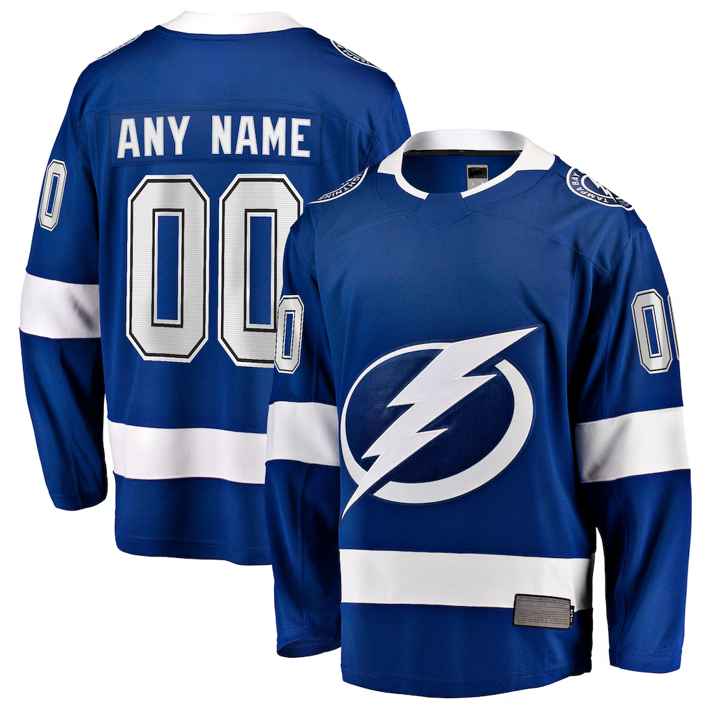 Vanessashop Custom TB.Lightning Blue Home Breakaway Jerseys