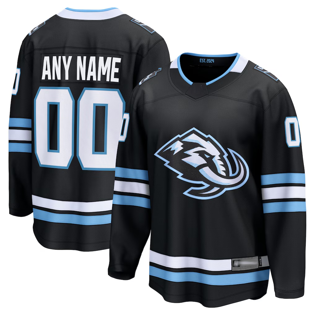 Vanessashop Custom U.Mammoth Black Home Breakaway Jerseys