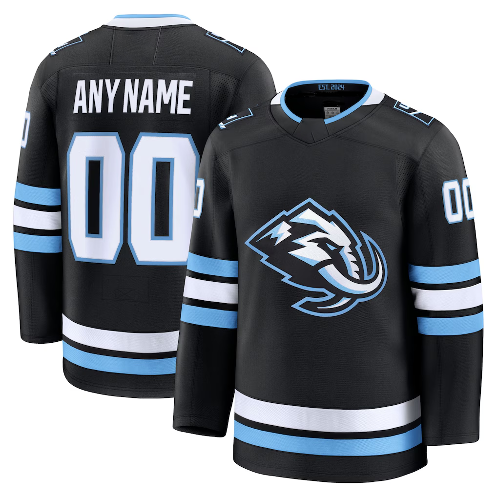 Vanessashop Custom U.Mammoth Black Home Premium Jerseys