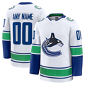 Vanessashop Custom V.Canucks White Away Premium Jerseys