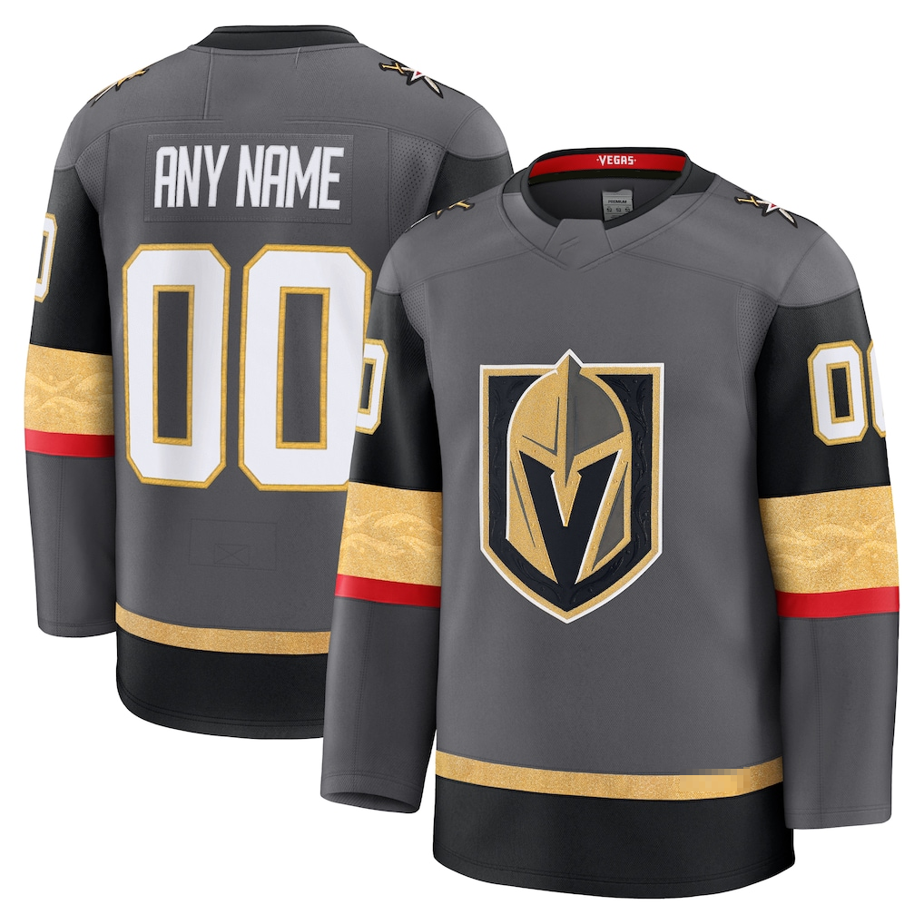 Vanessashop Custom VG.Knights Gray Alternate Premium Jerseys