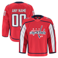 Vanessashop Custom W.Capitals Red Home Authentic Pro Jerseys