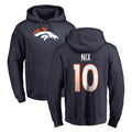 Vanessashop D.Broncos #10 Bo Nix Player Navy Pullover Hoodie Limited Stitched Jerseys
