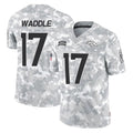 Vanessashop D.Broncos #17 Jaylen Waddle Player Arctic Camo Salute To Service Limited Stitched Jerseys