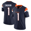 Vanessashop D.Broncos #1 Evan Engram Player Navy Limited Vapor F.U.S.E. Home Game Stitched Jerseys