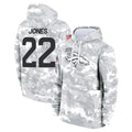 Vanessashop D.Broncos #22 Brandon Jones Player Arctic Camo Salute to Service Hoodies Limited Game Stitched Jerseys