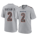 Vanessashop D.Broncos #2 Pat Surtain II Player Gray Atmosphere Fashion Limited Game Stitched Jerseys