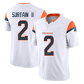 Vanessashop D.Broncos #2 Pat Surtain II Player White Limited Vapor F.U.S.E. Home Game Stitched Jerseys