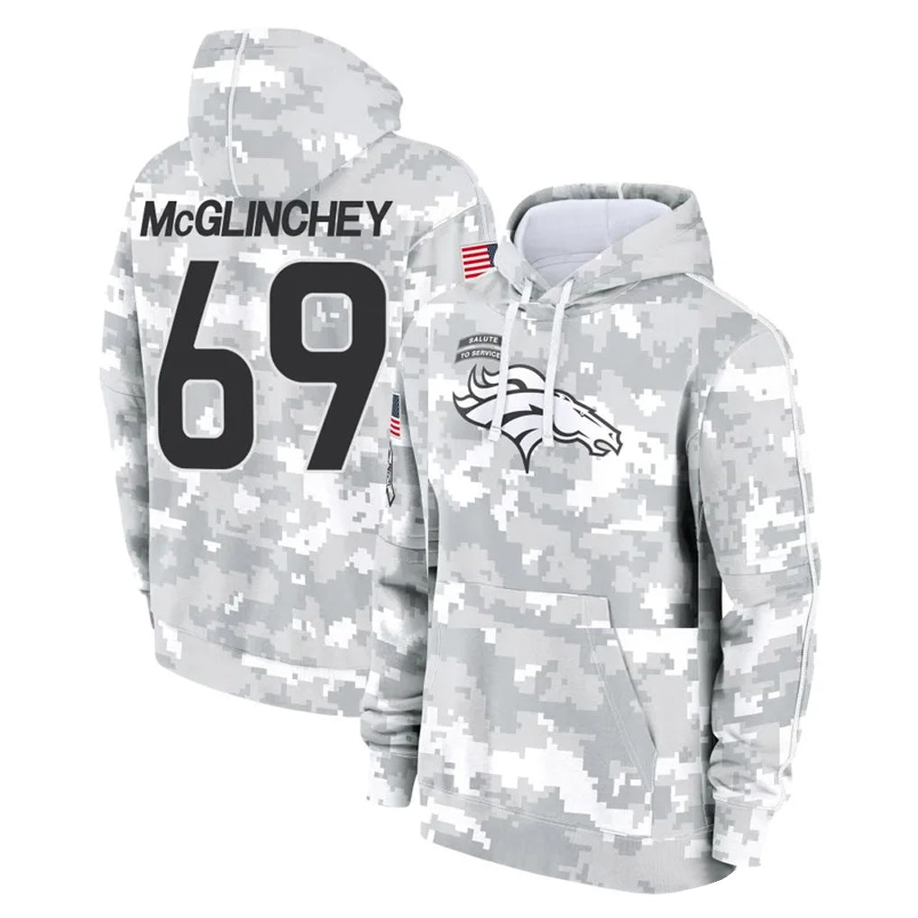 Vanessashop D.Broncos #69 Mike McGlinchey Player Arctic Camo Salute to Service Hoodies Limited Game Stitched Jerseys