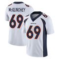 Vanessashop D.Broncos #69 Mike McGlinchey Player White Vapor Untouchable Limited Home Game Stitched Jerseys