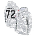 Vanessashop D.Broncos #72 Garett Bolles Player Arctic Camo Salute to Service Hoodies Limited Game Stitched Jerseys