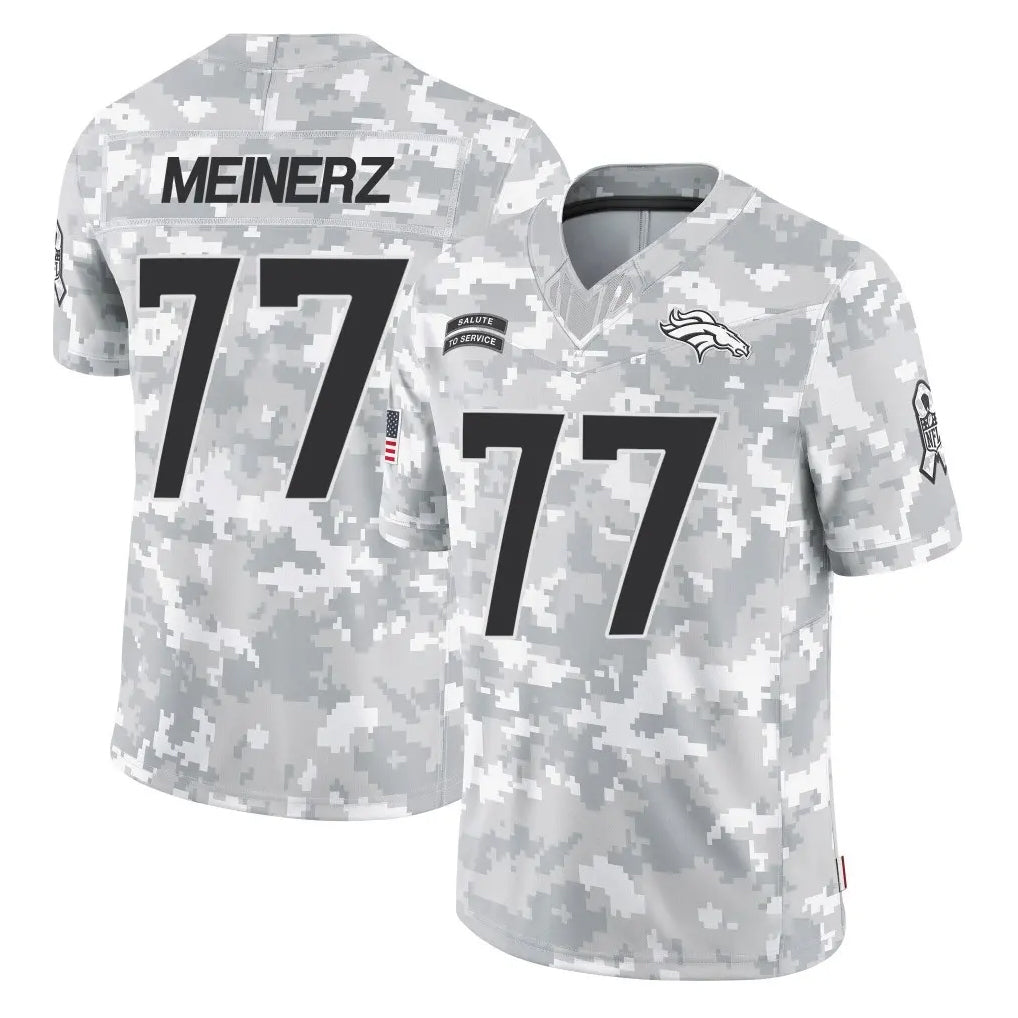 Vanessashop D.Broncos #77 Quinn Meinerz Player Arctic Camo Salute To Service Limited Stitched Jerseys