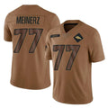 Vanessashop D.Broncos #77 Quinn Meinerz Player Brown Salute To Service Limited Stitched Jerseys