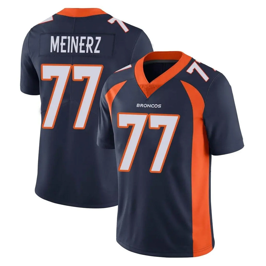 Vanessashop D.Broncos #77 Quinn Meinerz Player Navy Vapor Untouchable Limited Game Stitched Jerseys