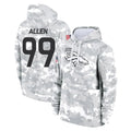 Vanessashop D.Broncos #99 Zach Allen Player Arctic Camo Salute to Service Hoodies Limited Game Stitched Jerseys