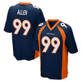 Vanessashop D.Broncos #99 Zach Allen Player Navy Game Stitched Jerseys