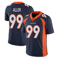 Vanessashop D.Broncos #99 Zach Allen Player Navy Vapor Untouchable Limited Game Stitched Jerseys