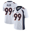 Vanessashop D.Broncos #99 Zach Allen Player White Vapor Untouchable Limited Home Game Stitched Jerseys