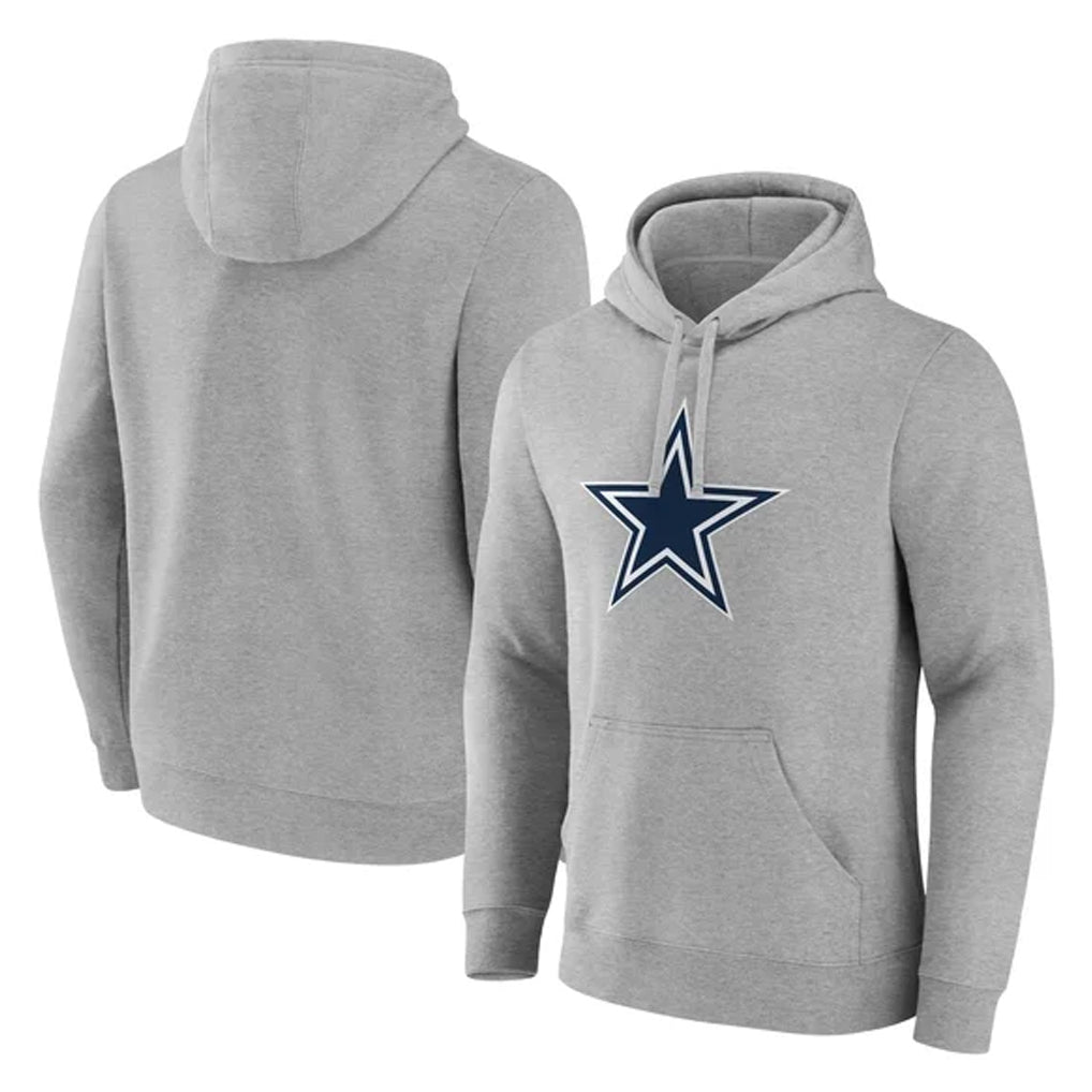 Vanessashop D.Cowboys Gray Pullover Hoodies Limited Blank Player Stitched Jerseys