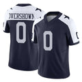 Vanessashop D.Cowboys #0 DeMarvion Overshown Player Navy-White Limited Alternate Vapor F.U.S.E. Home Game Stitched Jerseys