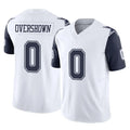 Vanessashop D.Cowboys #0 DeMarvion Overshown Player White-Navy Limited Vapor F.U.S.E. Home Game Stitched Jerseys