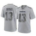Vanessashop D.Cowboys #13 Caleb Downs Player Gray Atmosphere Fashion Home Game Stitched Jerseys